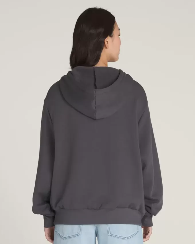 Bloussant-Graffiti-Kapuzenpullover „Missed Flights“.