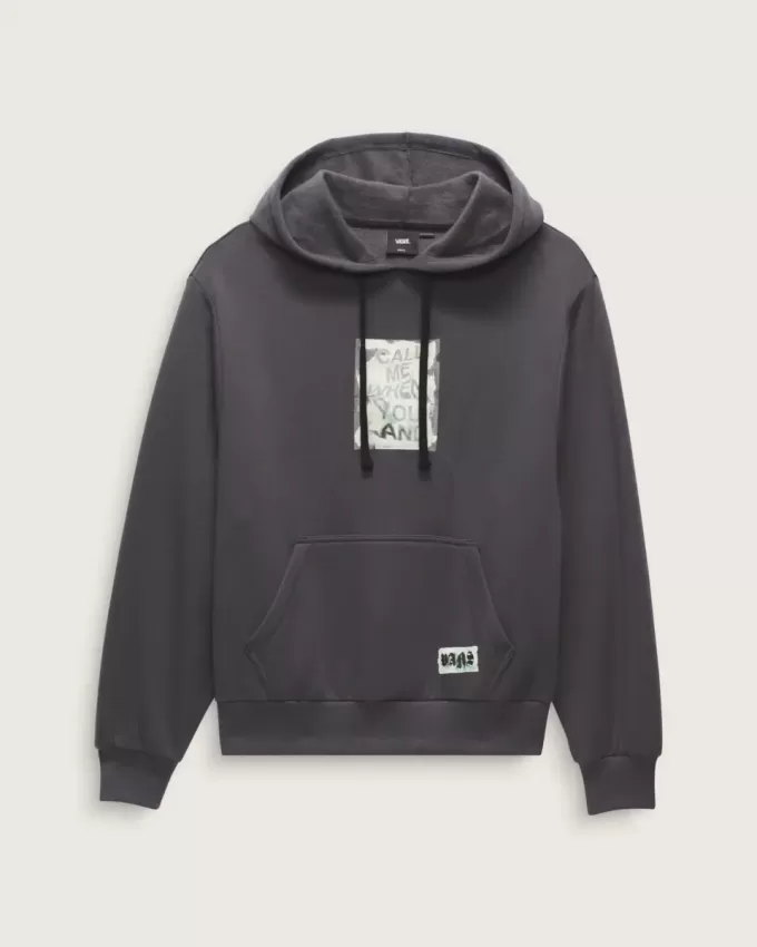 Bloussant-Graffiti-Kapuzenpullover „Missed Flights“.