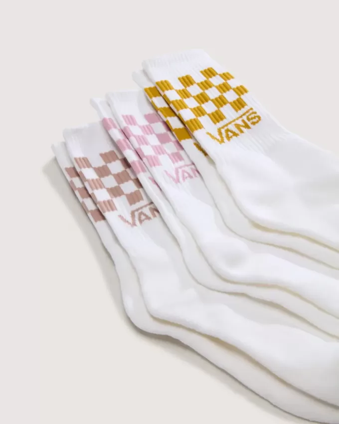 Classic Check Crew Socken, 3er-Pack