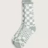 Crew-Socken mit Schachbrettmuster Crew-Socken mit Schachbrettmuster