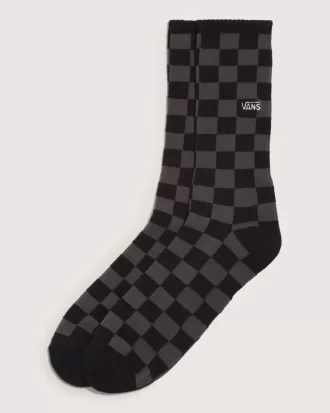 Crew-Socken mit Schachbrettmuster
