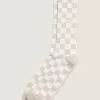 Crew-Socken mit Schachbrettmuster Crew-Socken mit Schachbrettmuster