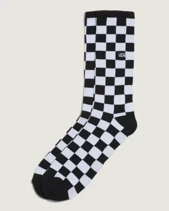 Crew-Socken mit Schachbrettmuster
