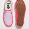 Customs Klassischer Slip-On-Schachbrett-Schuh in weiter Passform