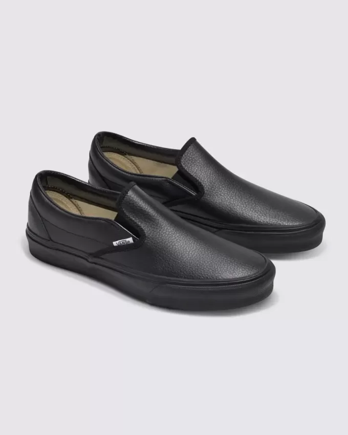 Customs Klassischer Slip-On-Lederschuh