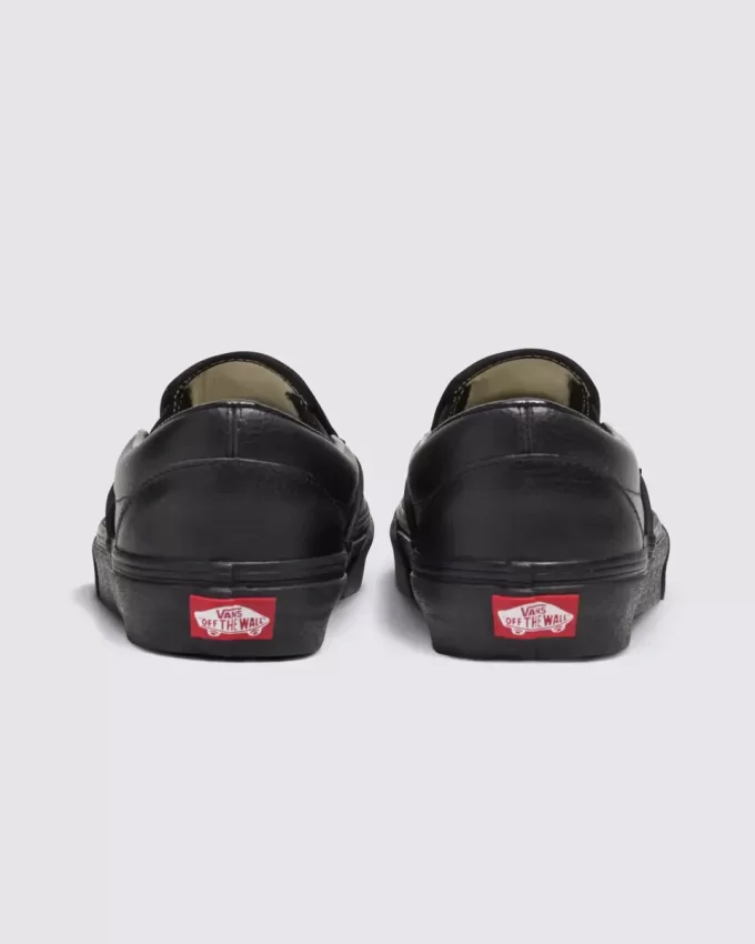 Customs Klassischer Slip-On-Lederschuh
