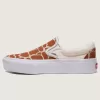 Customs Klassischer Slip-On-Plateauschuh