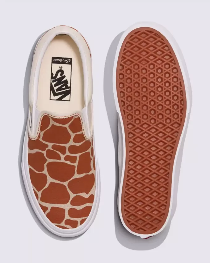 Customs Klassischer Slip-On-Plateauschuh