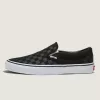 Customs Klassischer Slip-On-Schachbrett-Schuh in weiter Passform