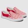 Customs Klassischer Slip-On-Schachbrett-Schuh in weiter Passform