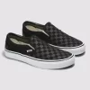 Customs Klassischer Slip-On-Schachbrett-Schuh in weiter Passform