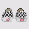 Customs Klassischer Slip-On-Schachbrett-Schuh in weiter Passform