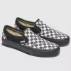 Customs Klassischer Slip-On-Schuh mit Halloween-Schachbrettmuster