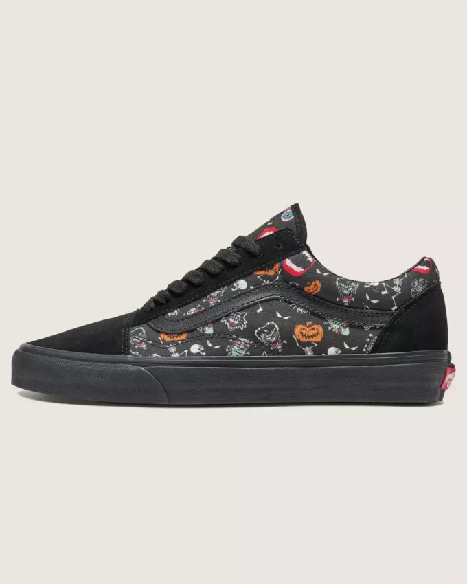 Customs Old Skool Halloween Schuh Customs Old Skool Halloween Schuh