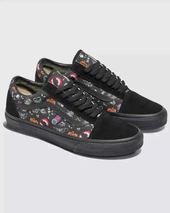 Customs Old Skool Halloween Schuh Customs Old Skool Halloween Schuh