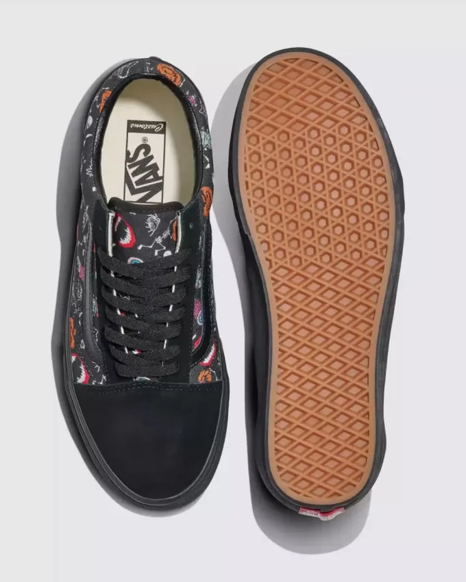Customs Old Skool Halloween Schuh Customs Old Skool Halloween Schuh