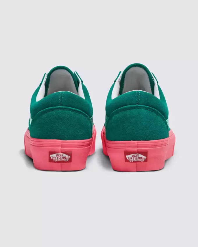 Customs Old Skool Plateau-Wildlederschuh