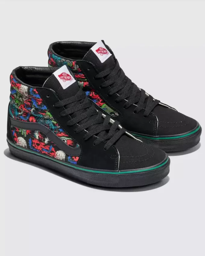 Customs Sk8-Hi Halloween Schuh