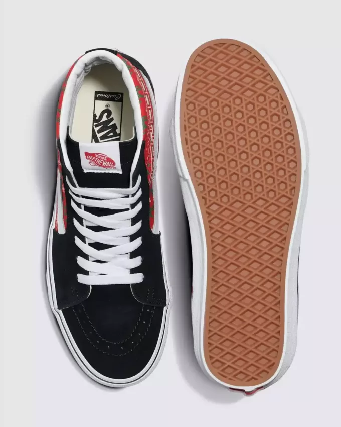 Customs Sk8-Hi Holiday Schuh Customs Sk8-Hi Holiday Schuh