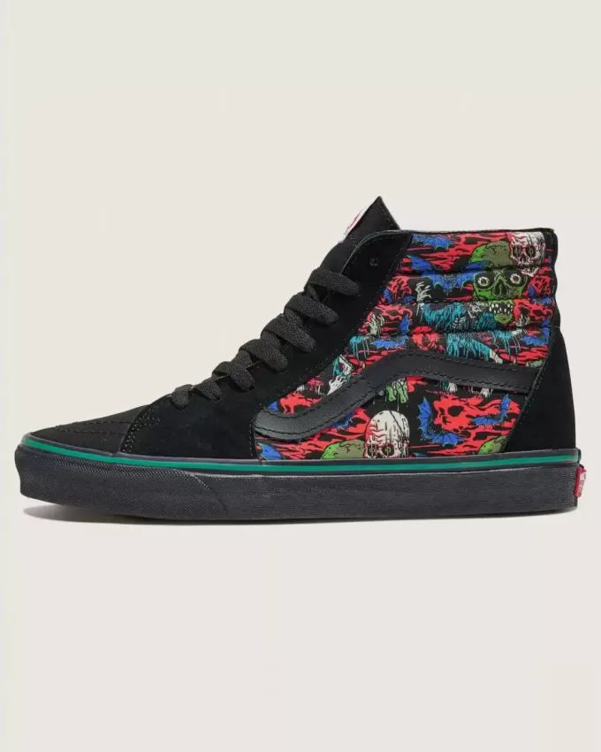 Customs Sk8-Hi Wide Halloween Schuh Customs Sk8-Hi Wide Halloween Schuh