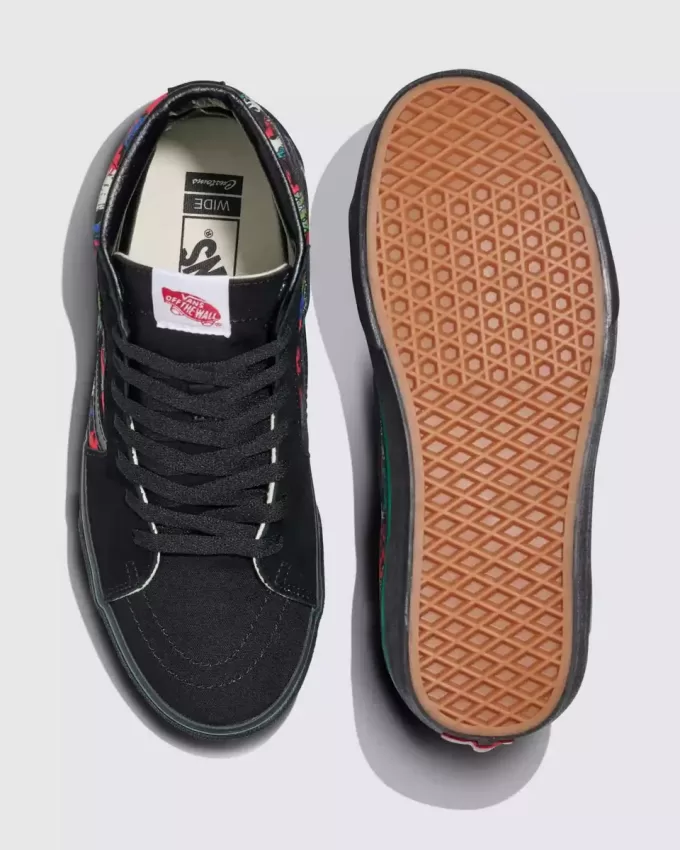 Customs Sk8-Hi Wide Halloween Schuh Customs Sk8-Hi Wide Halloween Schuh