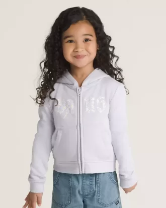 Daisy Break Kapuzenjacke mit durchgehendem Reißverschluss für Kleinkinder