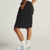 Fleece-Shorts mit Logo-Schriftzug