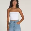 Geripptes Tube-Top „Drew“