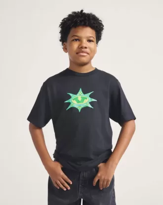 Kinder T-Shirt mit Stern-Karomuster