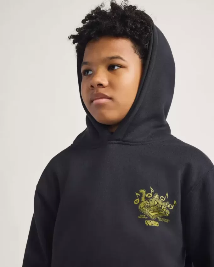 Kinder verkratzte Schallplatten Hoodie Kinder verkratzte Schallplatten Hoodie