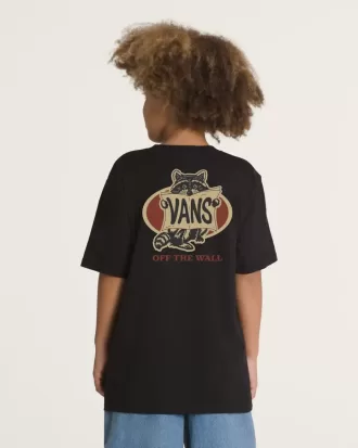 Kinder Waschbär Zeichen T-Shirt