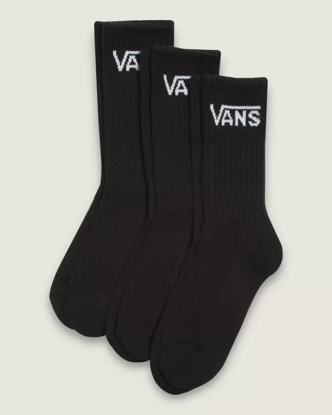 Klassische Crew-Socken für Kinder, 3er-Pack