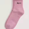 Klassische Half Crew-Socken mit Schriftzug Klassische Half Crew-Socken mit Schriftzug