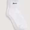 Klassische Half Crew-Socken mit Schriftzug Klassische Half Crew-Socken mit Schriftzug