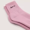 Klassische Half Crew-Socken mit Schriftzug Klassische Half Crew-Socken mit Schriftzug