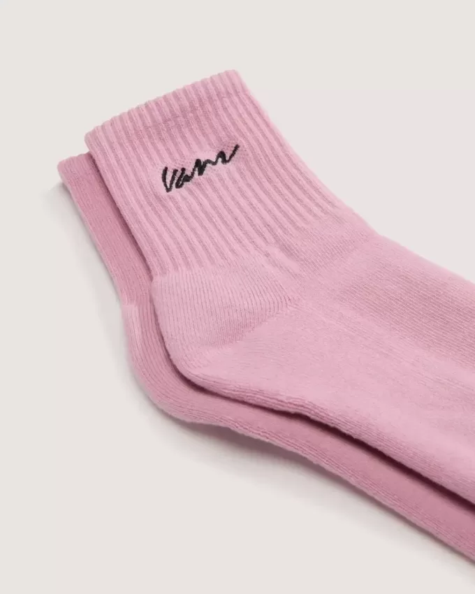 Klassische Half Crew-Socken mit Schriftzug Klassische Half Crew-Socken mit Schriftzug