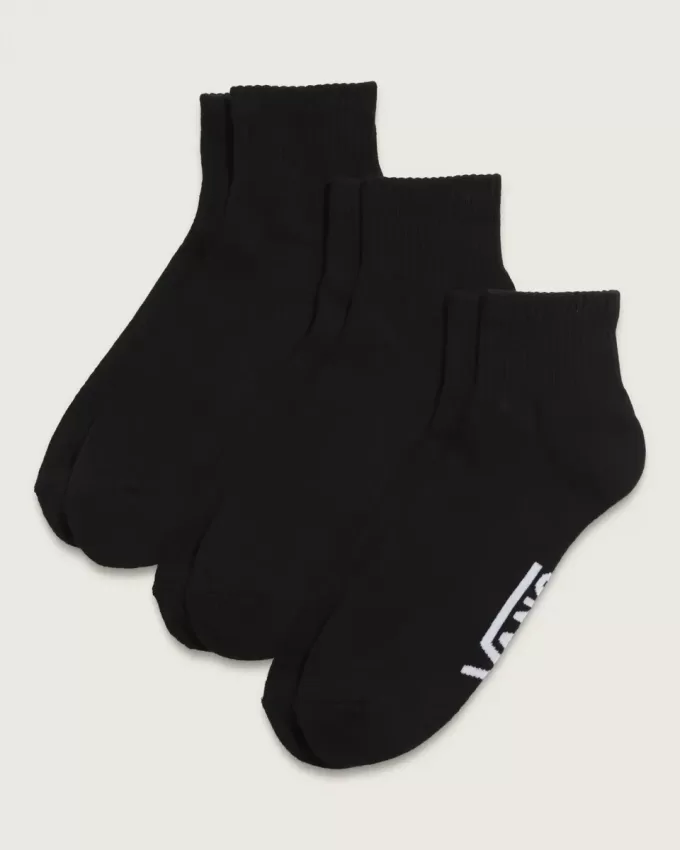 Klassische Quarter Crew-Socken, 3er-Pack Klassische Quarter Crew-Socken, 3er-Pack