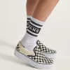 Klassischer Slip-On-Plateauschuh mit Schachbrettmuster Klassischer Slip-On-Plateauschuh mit Schachbrettmuster