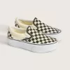 Klassischer Slip-On-Plateauschuh mit Schachbrettmuster Klassischer Slip-On-Plateauschuh mit Schachbrettmuster