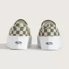 Klassischer Slip-On-Plateauschuh mit Schachbrettmuster Klassischer Slip-On-Plateauschuh mit Schachbrettmuster