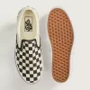 Klassischer Slip-On-Plateauschuh mit Schachbrettmuster Klassischer Slip-On-Plateauschuh mit Schachbrettmuster