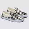 Klassischer Slip-On-Schachbrett-Schuh mit breiter Sohle Klassischer Slip-On-Schachbrett-Schuh mit breiter Sohle