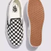Klassischer Slip-On-Schachbrett-Schuh mit breiter Sohle Klassischer Slip-On-Schachbrett-Schuh mit breiter Sohle