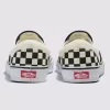 Klassischer Slip-On-Schachbrett-Schuh mit breiter Sohle Klassischer Slip-On-Schachbrett-Schuh mit breiter Sohle