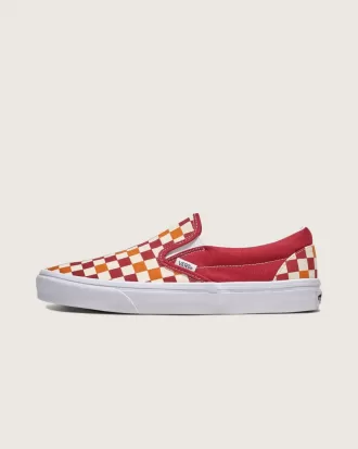 Klassischer Slip-On-Schachbrettschuh