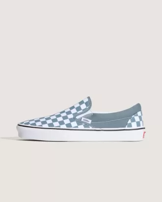 Klassischer Slip-On-Schachbrettschuh