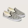 Klassischer Slip-On-Schachbrettschuh