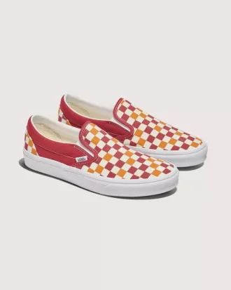 Klassischer Slip-On-Schachbrettschuh