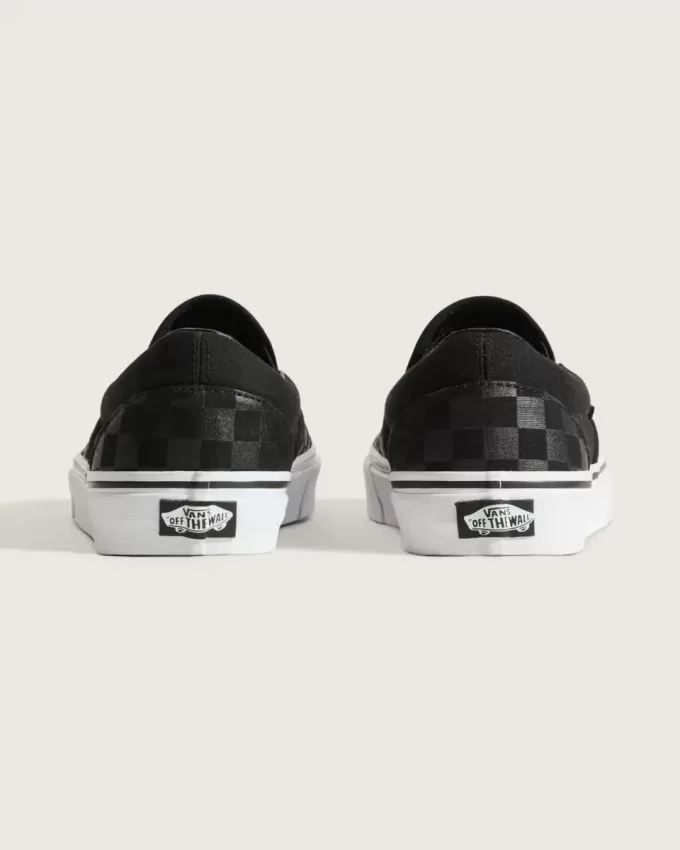 Klassischer Slip-On-Schachbrettschuh