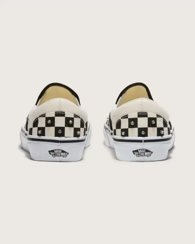 Klassischer Slip-On-Schachbrettschuh